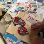Collages artístics per aprendre una nova tècnica d'art. Forma part dels nostres monogràfics creatius.