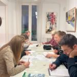 Classe d'art, dibuix i pintura per a adults.