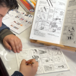 Classe d'art i pintura per a nens.